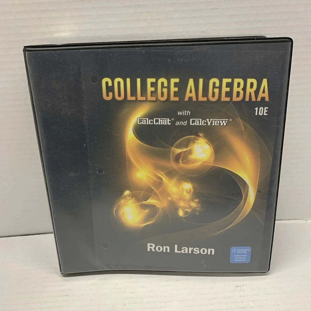 College Algebra, Loose-Leaf Version by Ron Larson (2017, Ringbound)